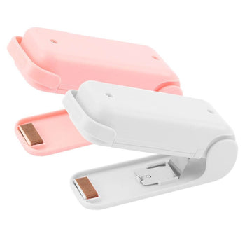 Plastic heating packet sealer