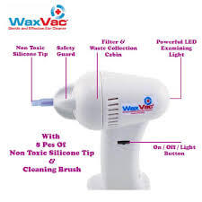 Waxvac ear cleaner